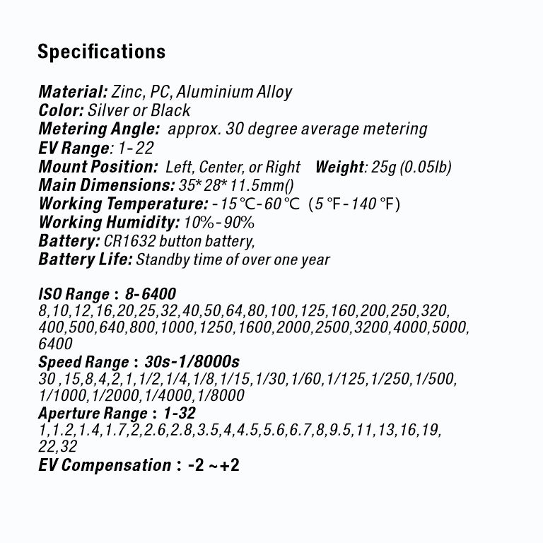REFLX LAB LIGHT METER