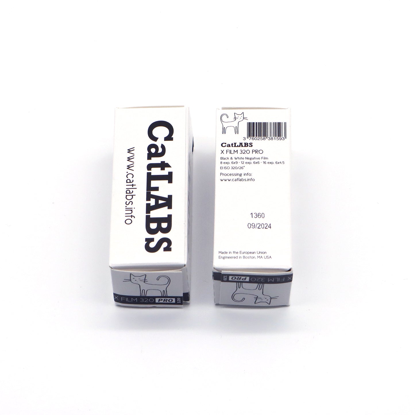 CatLABS X FILM 320 Pro B&W Negative 120 Film