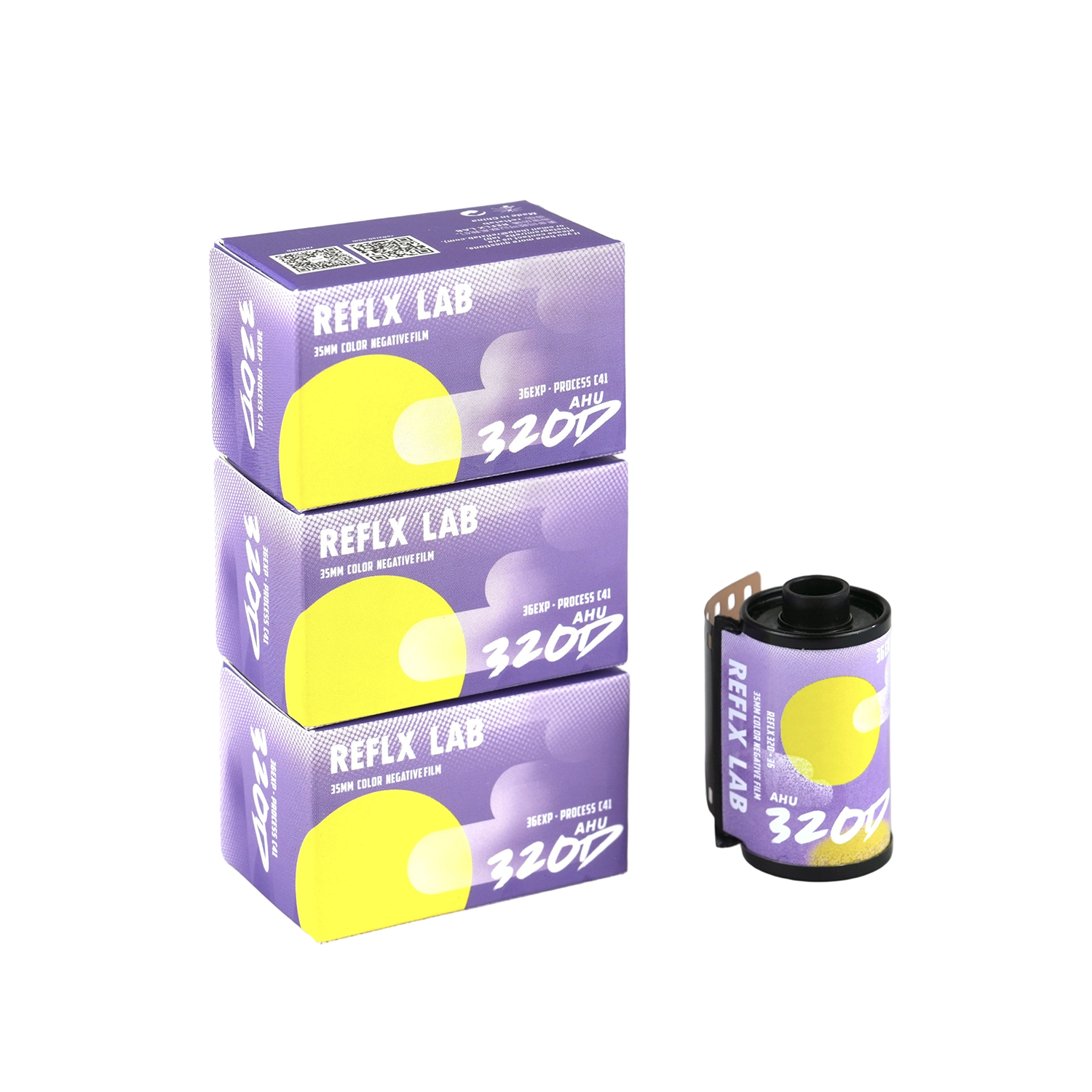3-PACK REFLX LAB 320D AHU COLOR FILM 36EXP – Reflx Lab