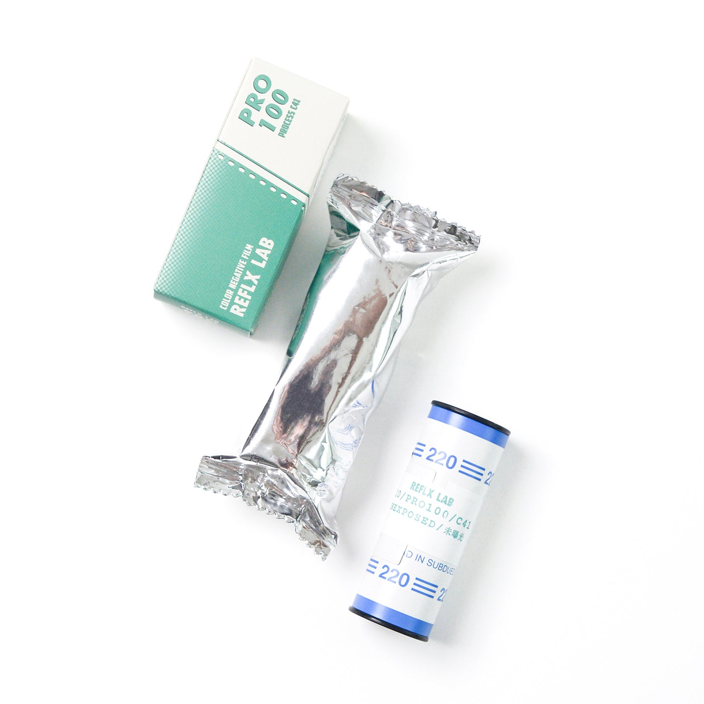 3 ROLLS REFLX LAB PRO100 COLOR FILM-220