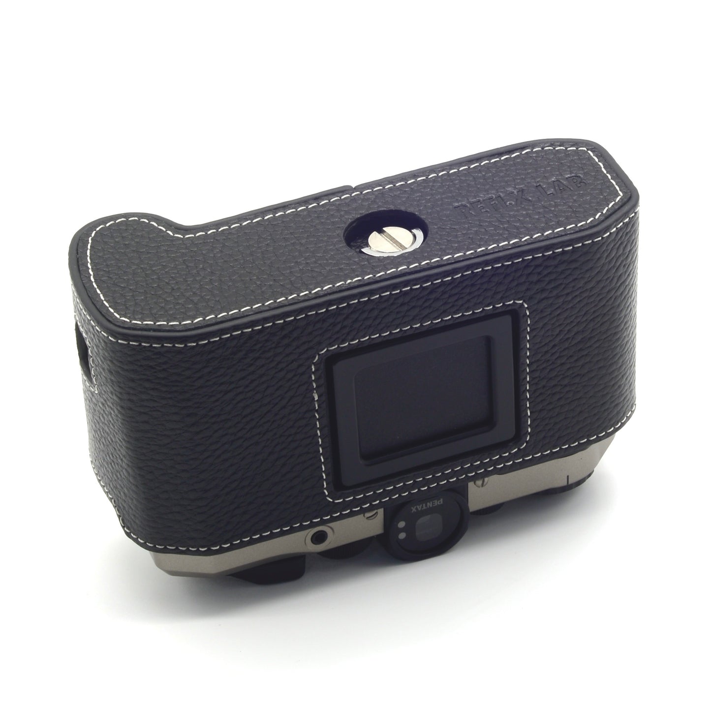 Handmade Real Leather Half Camera Case For Pentax 17, Free-shipping