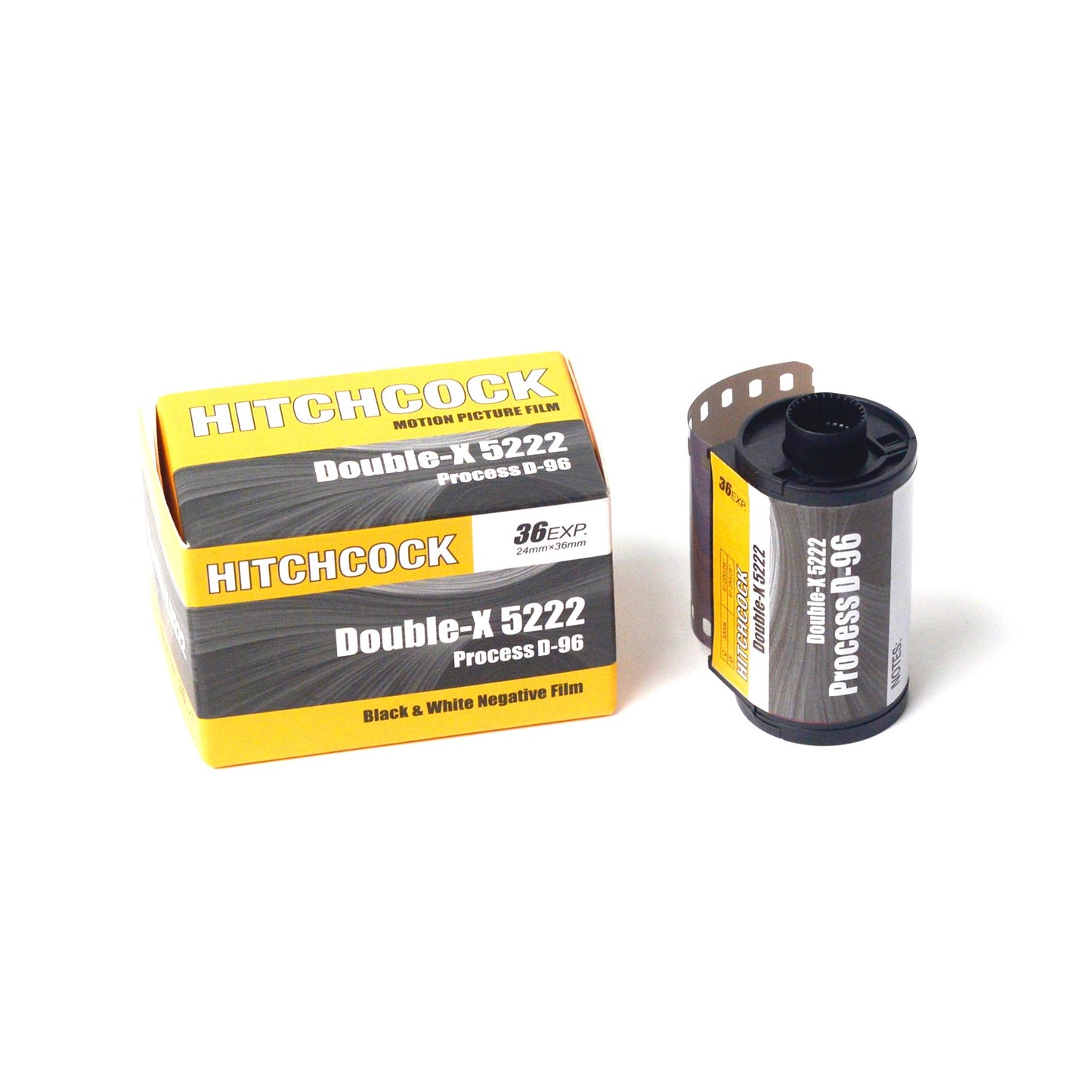 3 ROLLS HITCHCOCK 5222 DOUBLE X BLACK & WHITE FILM 36EXP