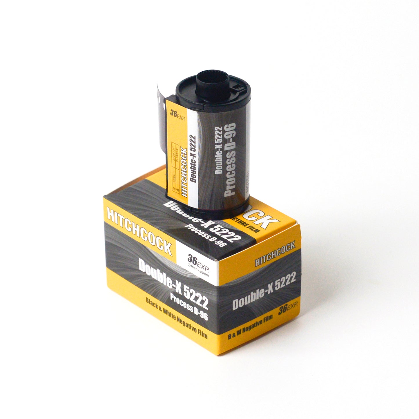 3 ROLLS HITCHCOCK 5222 DOUBLE X BLACK & WHITE FILM 36EXP