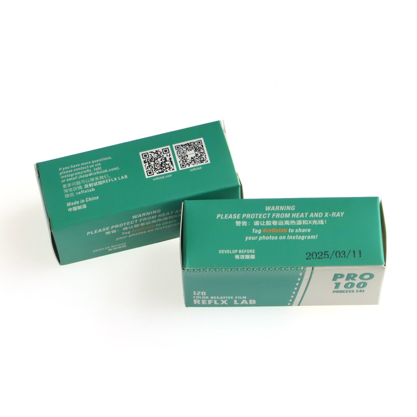 Reflx Lab Pro 100 Color Negative Film-120