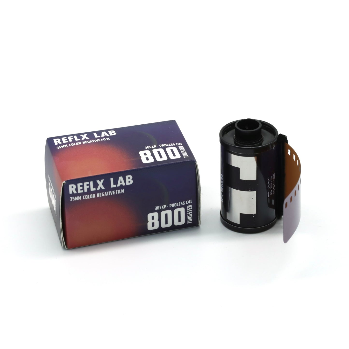 3 ROLLS REFLX LAB 800 TUNGSTEN COLOR FILM 36EXP