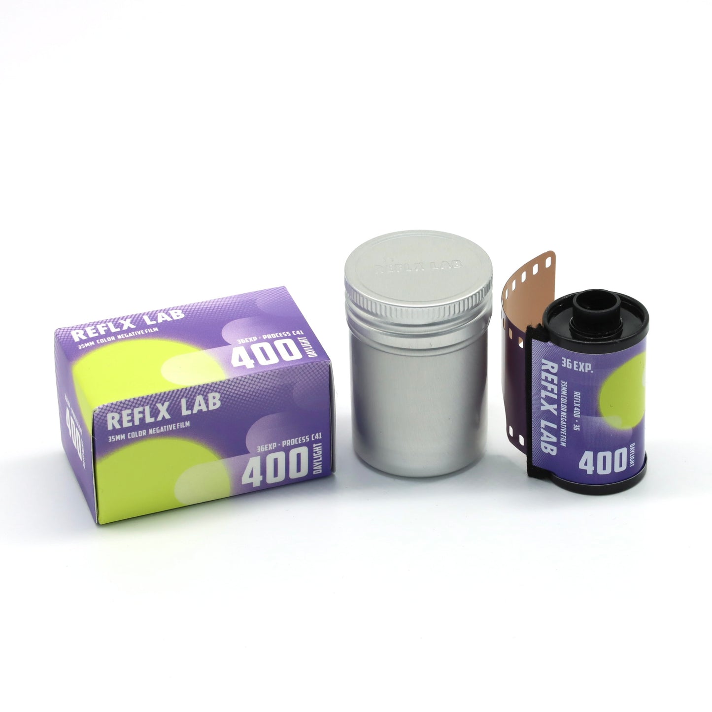 3 ROLLS REFLX LAB 400D COLOR FILM 36EXP