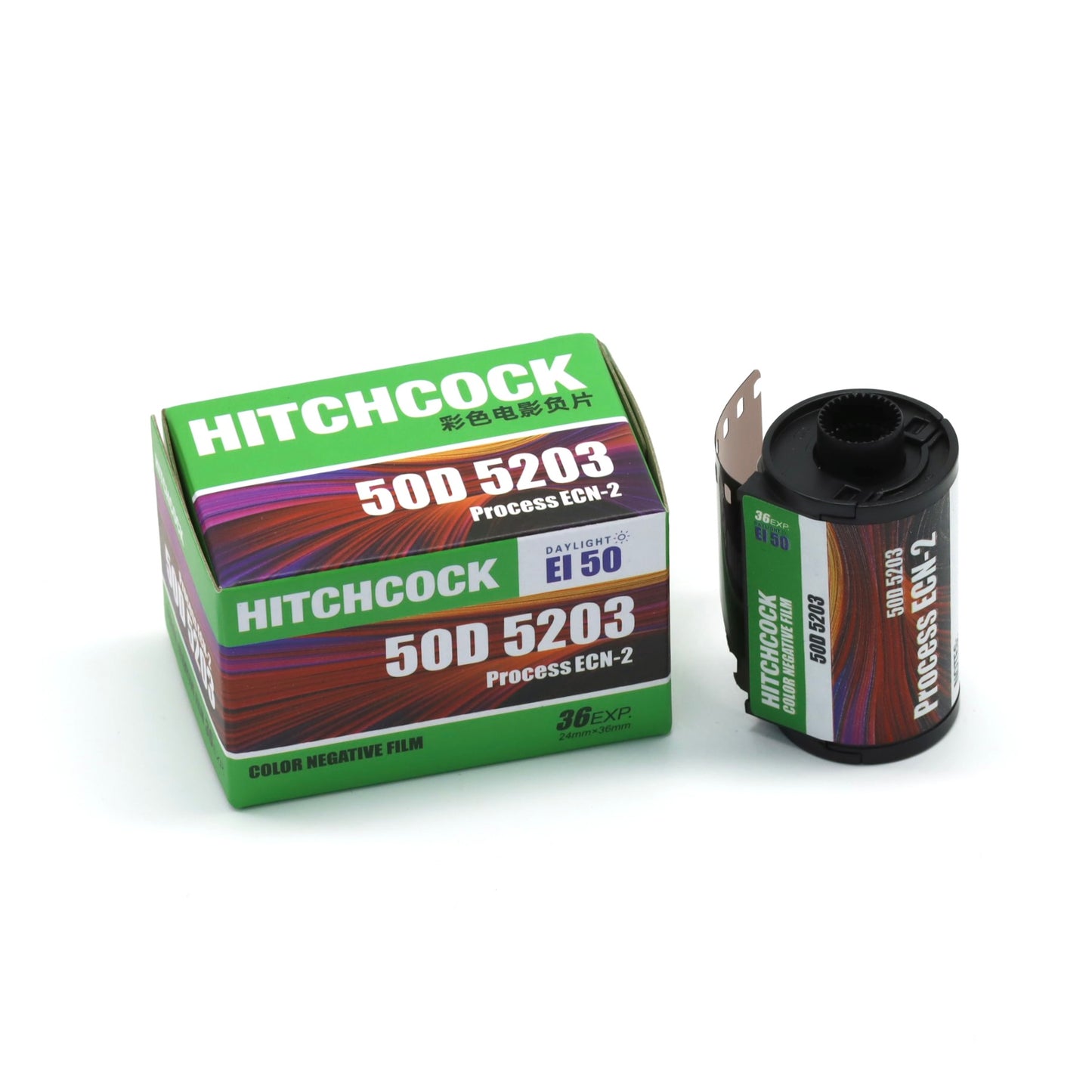 3 ROLLS HITCHCOCK 5203 50D ECN-2 COLOR FILM