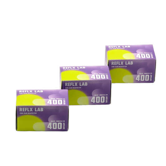 3 ROLLS REFLX LAB 400D COLOR FILM 36EXP