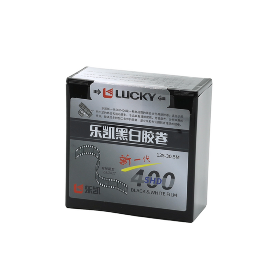 LUCKY SHD400 GEN2 BLACK & WHITE 35MM 100FT BULK ROLL