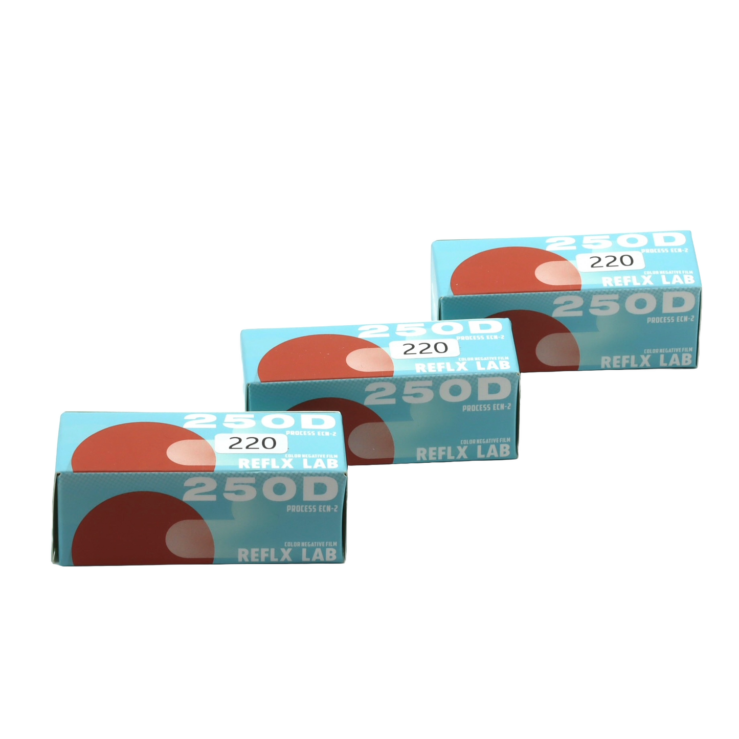3 ROLLS REFLX LAB COLOR ECN-2 FILM-220