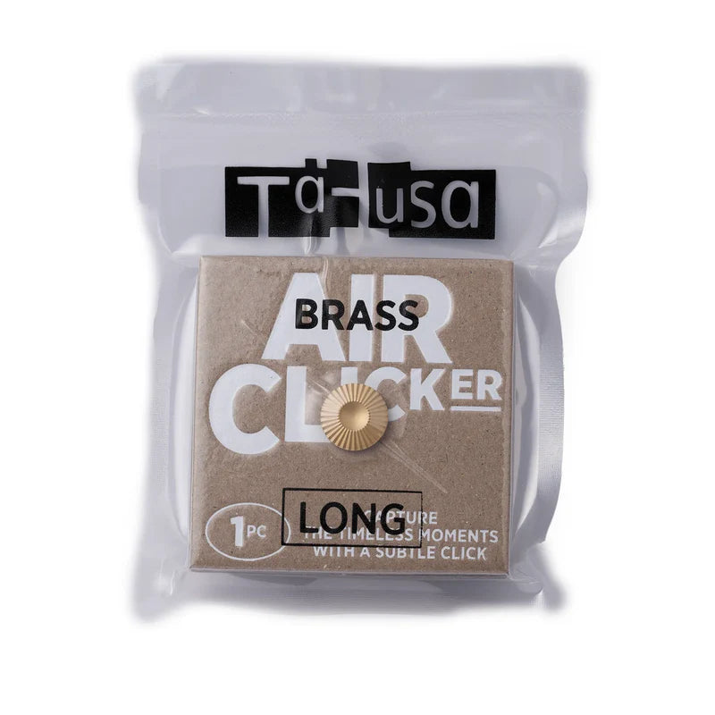 Air Clicker – Soft Release Button (Brass)