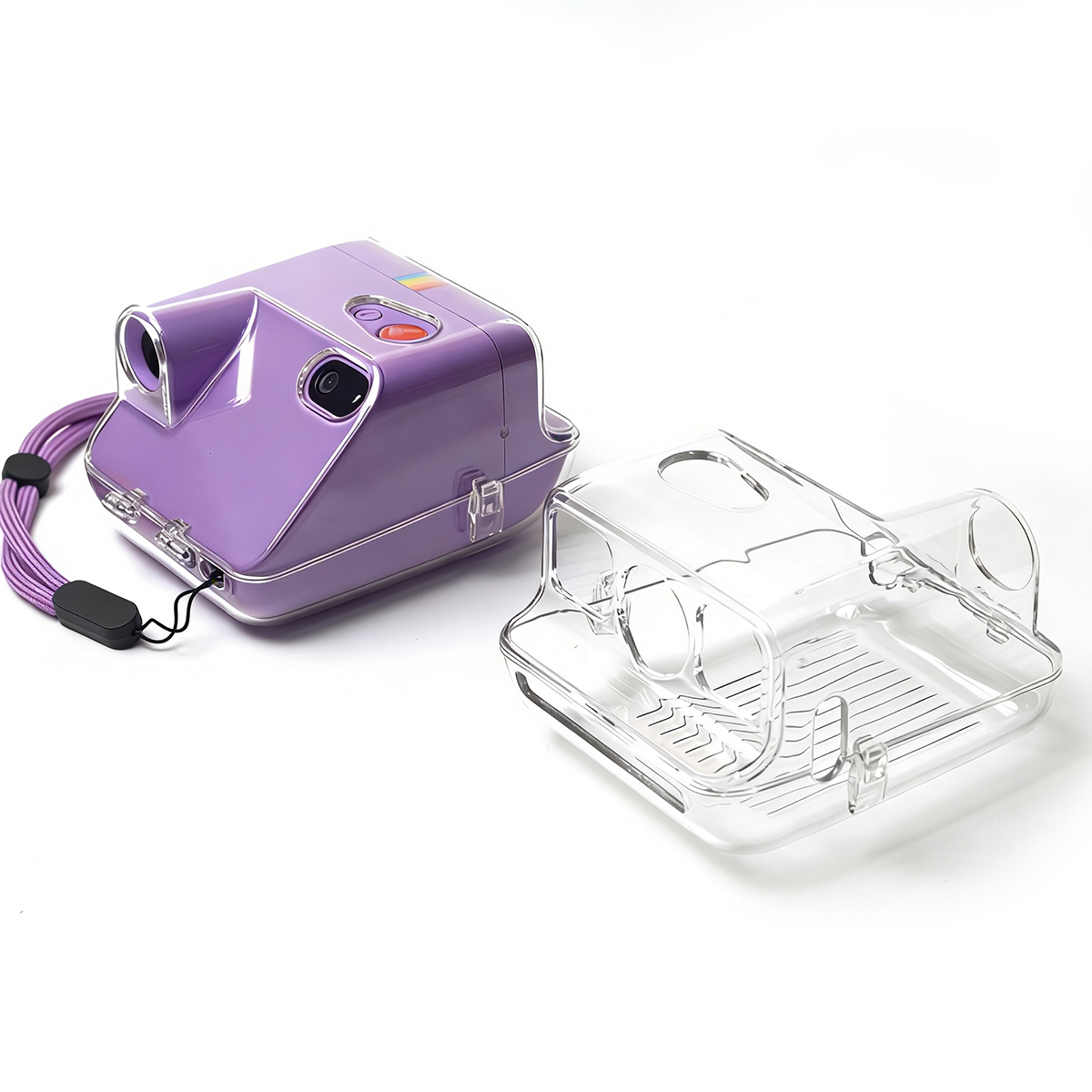 CLEAR PLASTIC CASE FOR POLAROID GO