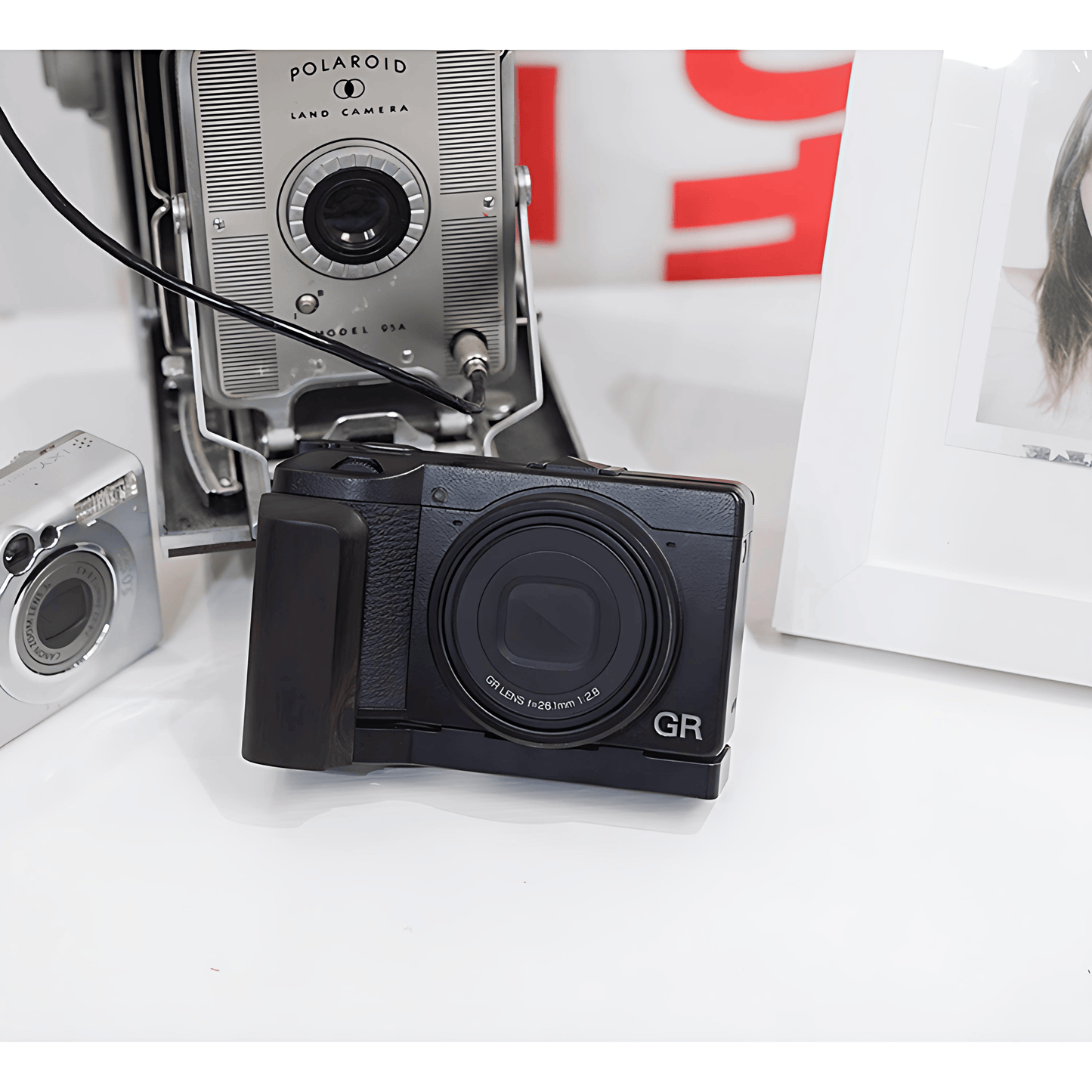 Wooden L Hand Grip Holder for Ricoh GR3 GR3X