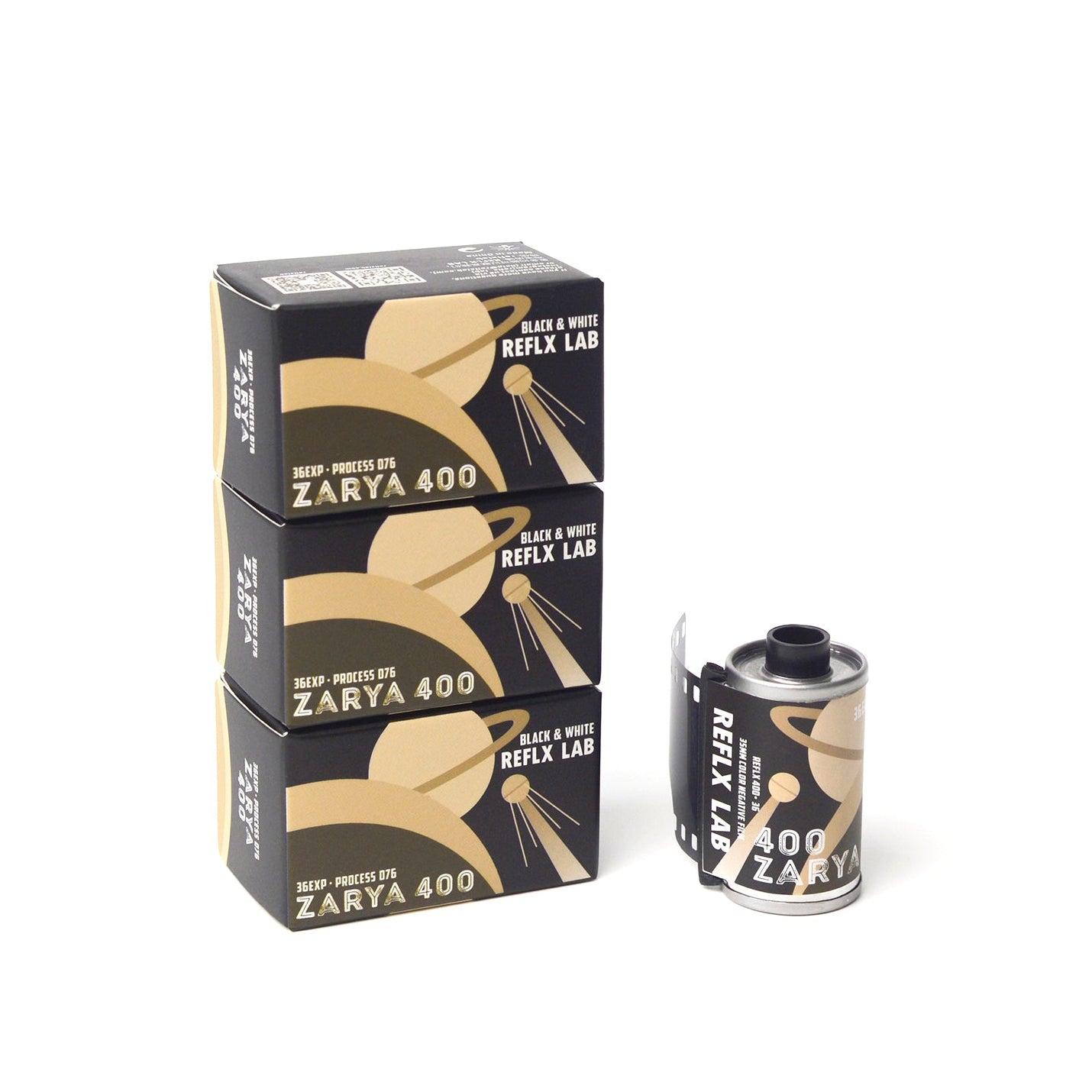 3-PACK ZARYA400 B&W 135 FILM SOVIET FILM