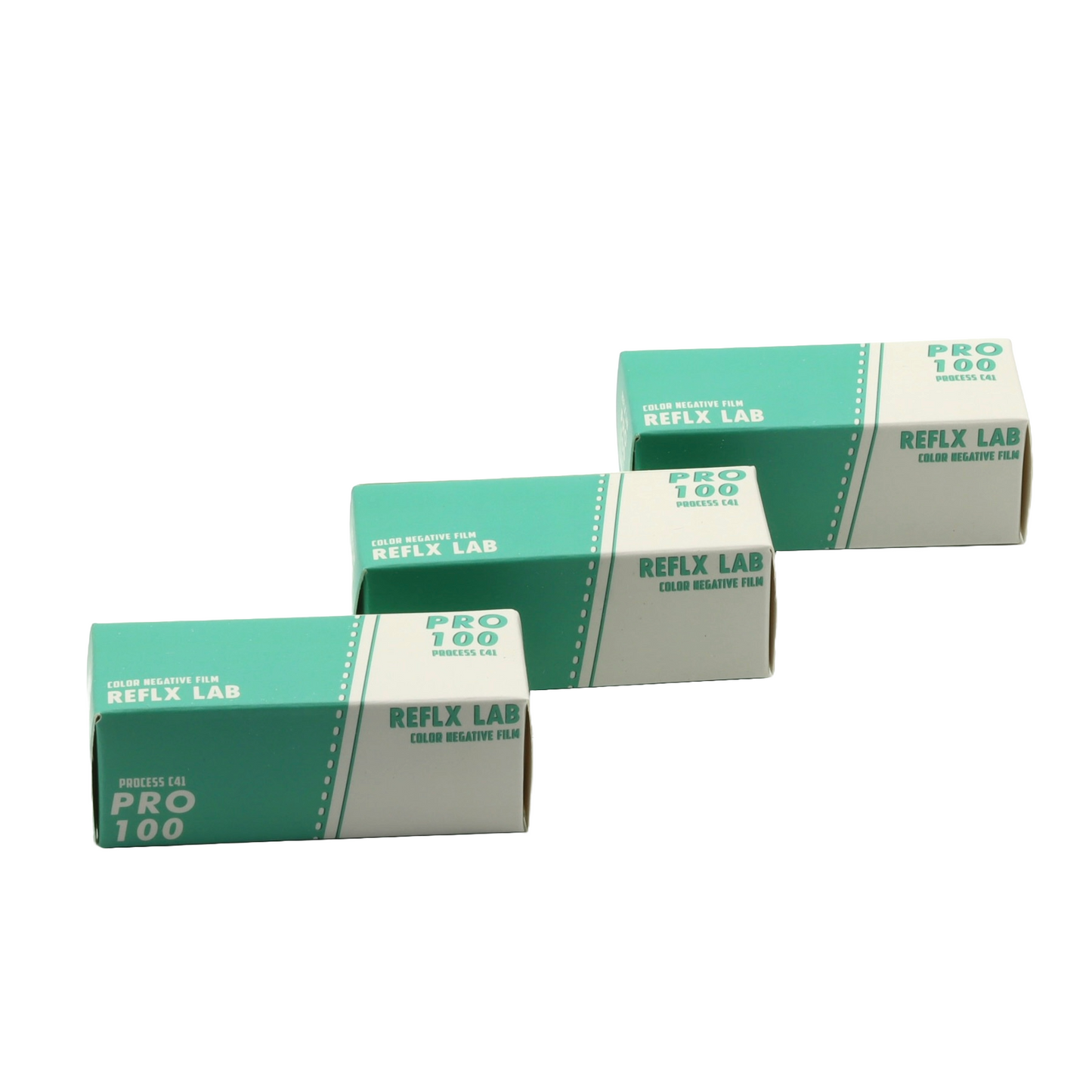 3 ROLLS REFLX LAB PRO100 C-41 COLOR FILM -120