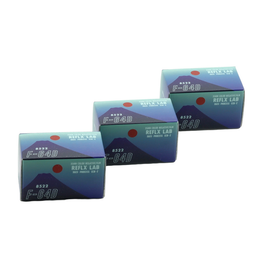 3 ROLLS REFLX LAB F-64D COLOR FILM ECN-2 36EXP