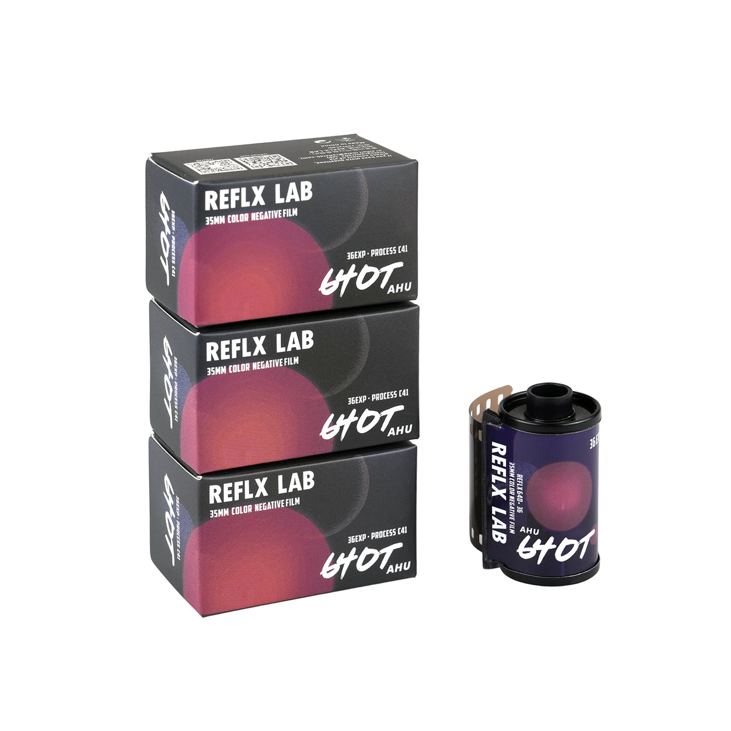 3-PACK REFLX LAB 640T AHU COLOR FILM 36EXP