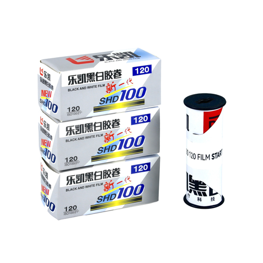3-PACK LUCKY SHD100 BLACK AND WHITE FILM -120