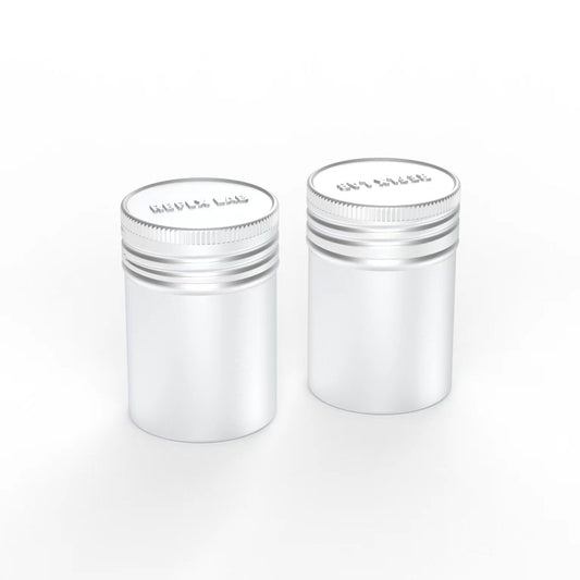2x ALUMINUM FILM STORAGE CANISTERS